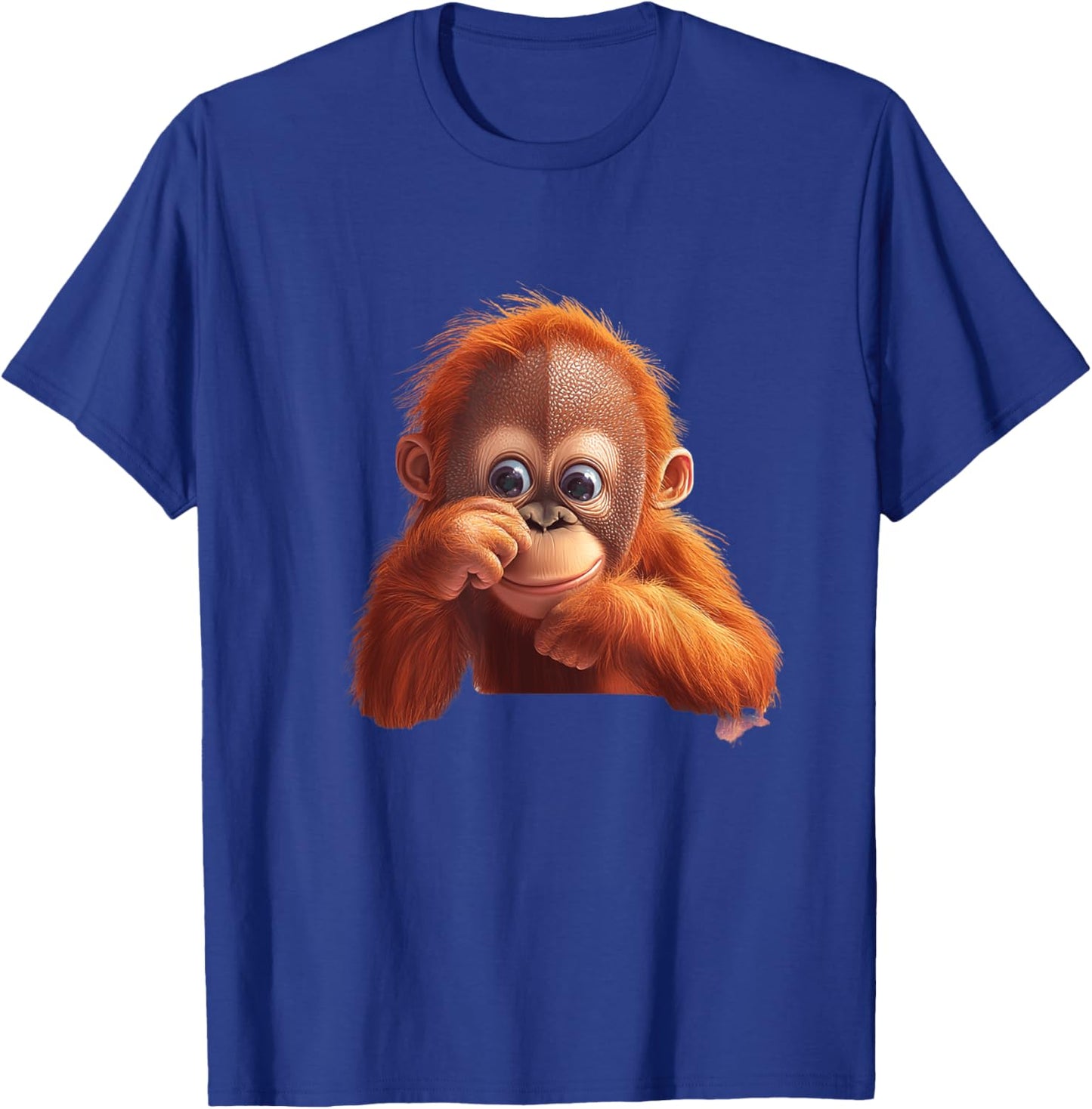 Adorable Playful Baby Orangutan Animal T-Shirt - T-Shirt | Royal
