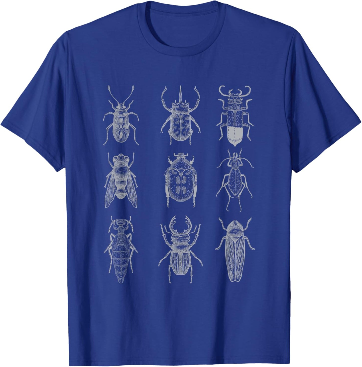 Beetle Insect Bug Entomology Graphic T-Shirt - T-Shirt | Royal