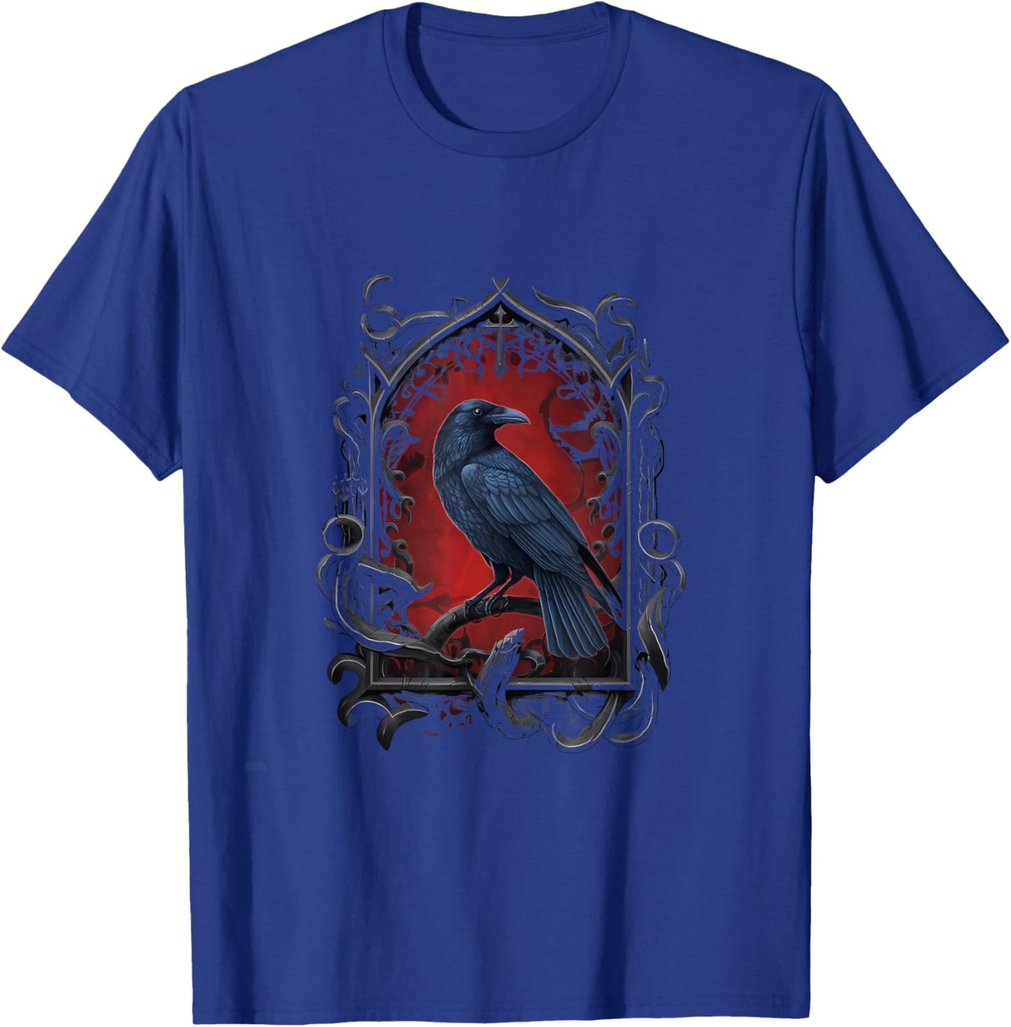 Crow Witch Witchcraft Gothic Goth T-Shirt - T-Shirt | Royal