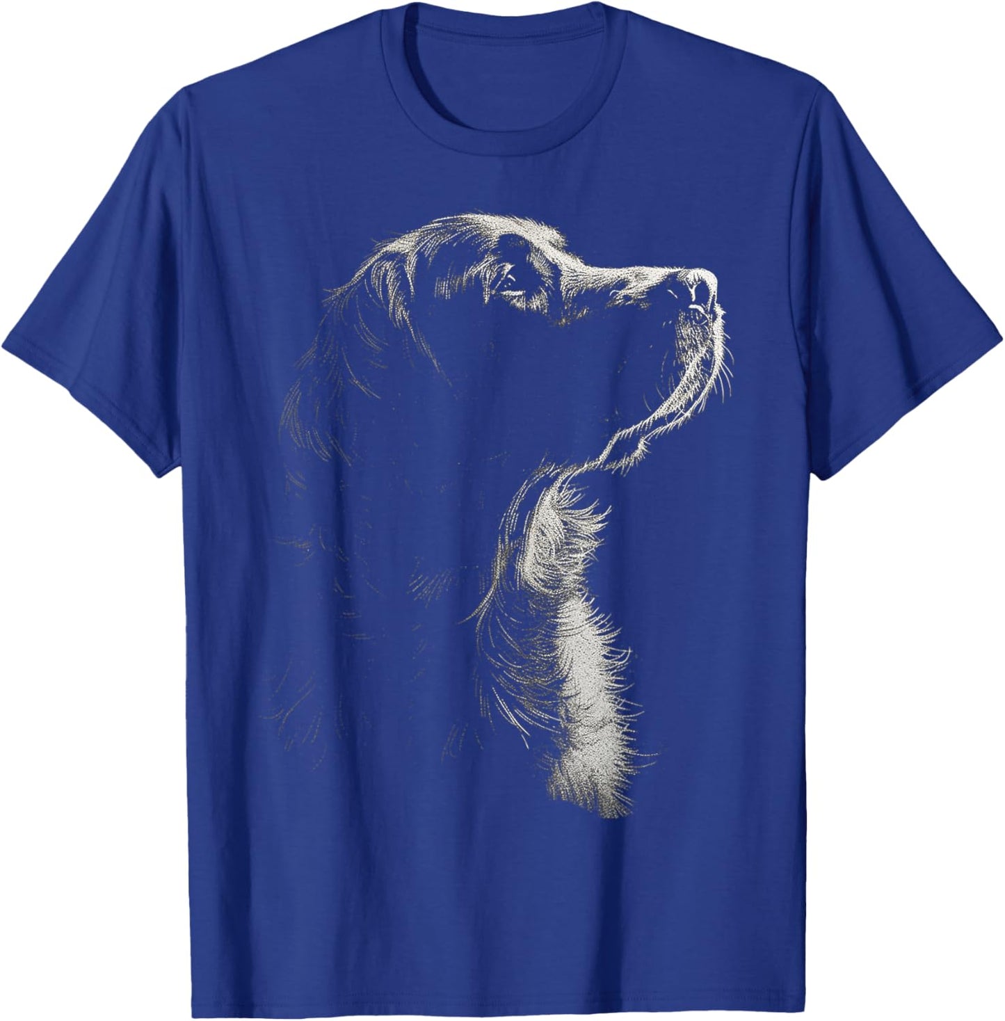 Golden Retriever Dog Graphic Pet Artwork Golden Retriever Men Women Kids T-Shirt - T-Shirt | Royal