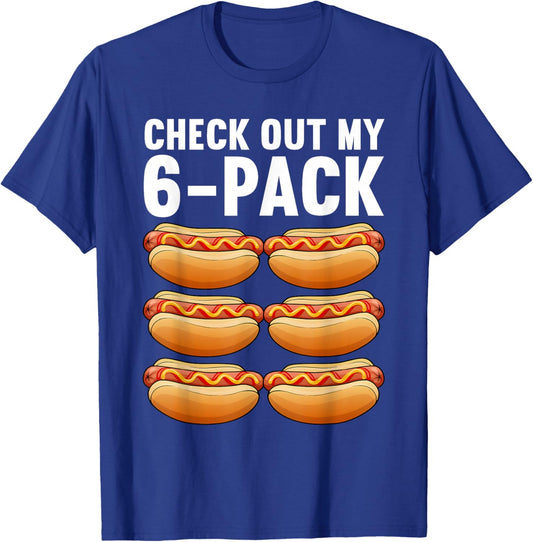 Cool Hot Dog Outfit Women Adult Hotdog Lover Hot Dog T-Shirt - T-Shirt | Royal