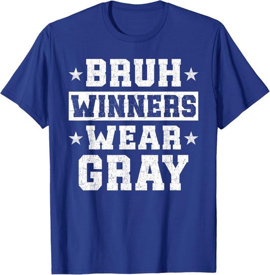Spirit Week Winners Wear Gray Camp Team Game Color Sports T-Shirt - T-Shirt | Royal