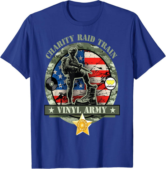 Whatnot Army Vinyl Raid Train – Trendy T-Shirt - T-Shirt | Royal