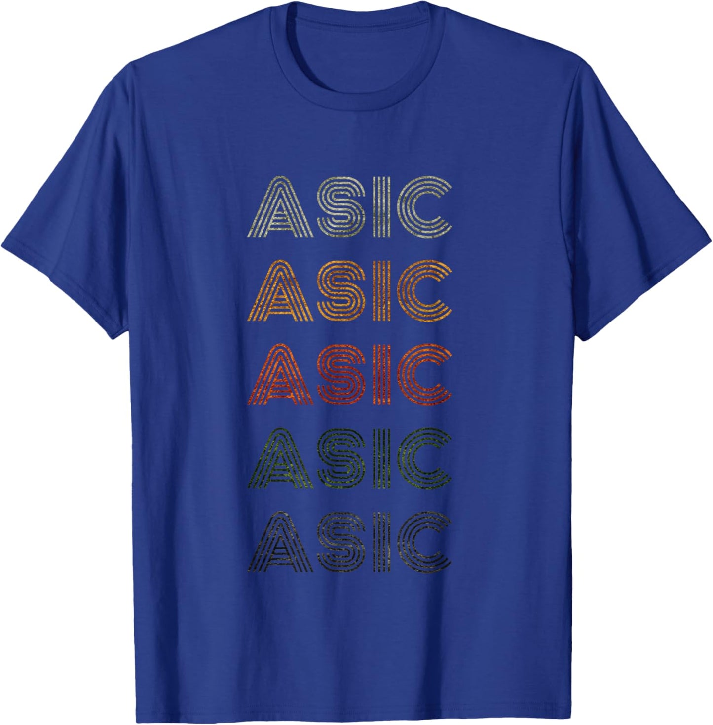 Love Heart Asic Grunge Vintage Style Black Asic T-Shirt - T-Shirt | Royal
