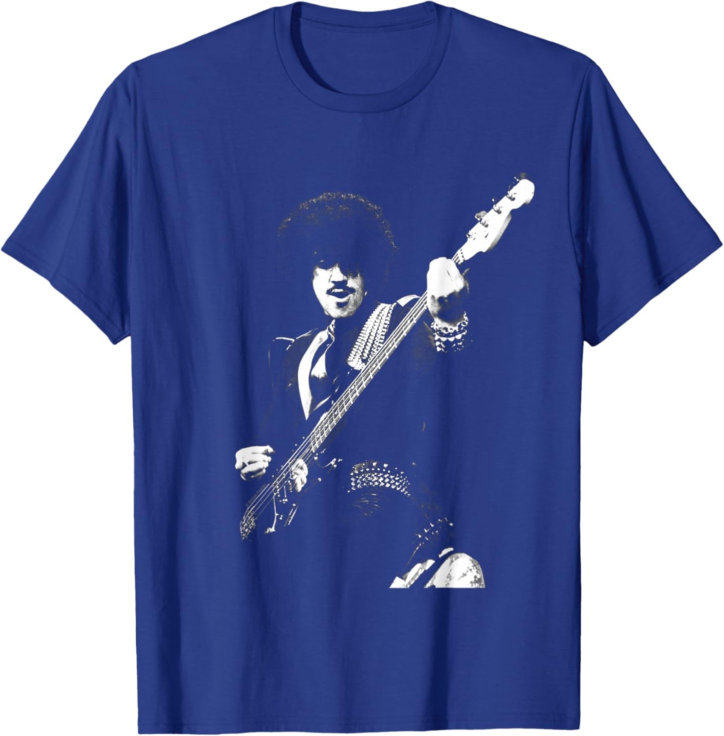 Thin Lizzy Bassist Phil Linot Live by Simon Fowler T-Shirt - T-Shirt | Royal