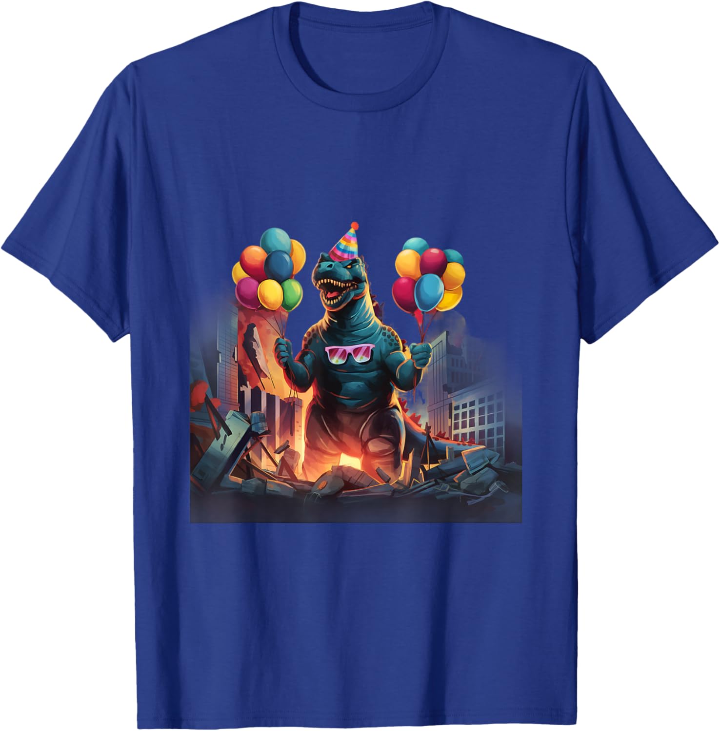 Kaiju Birthday Party Japan Monster Movie Bday Japanese T-Shirt - T-Shirt | Royal