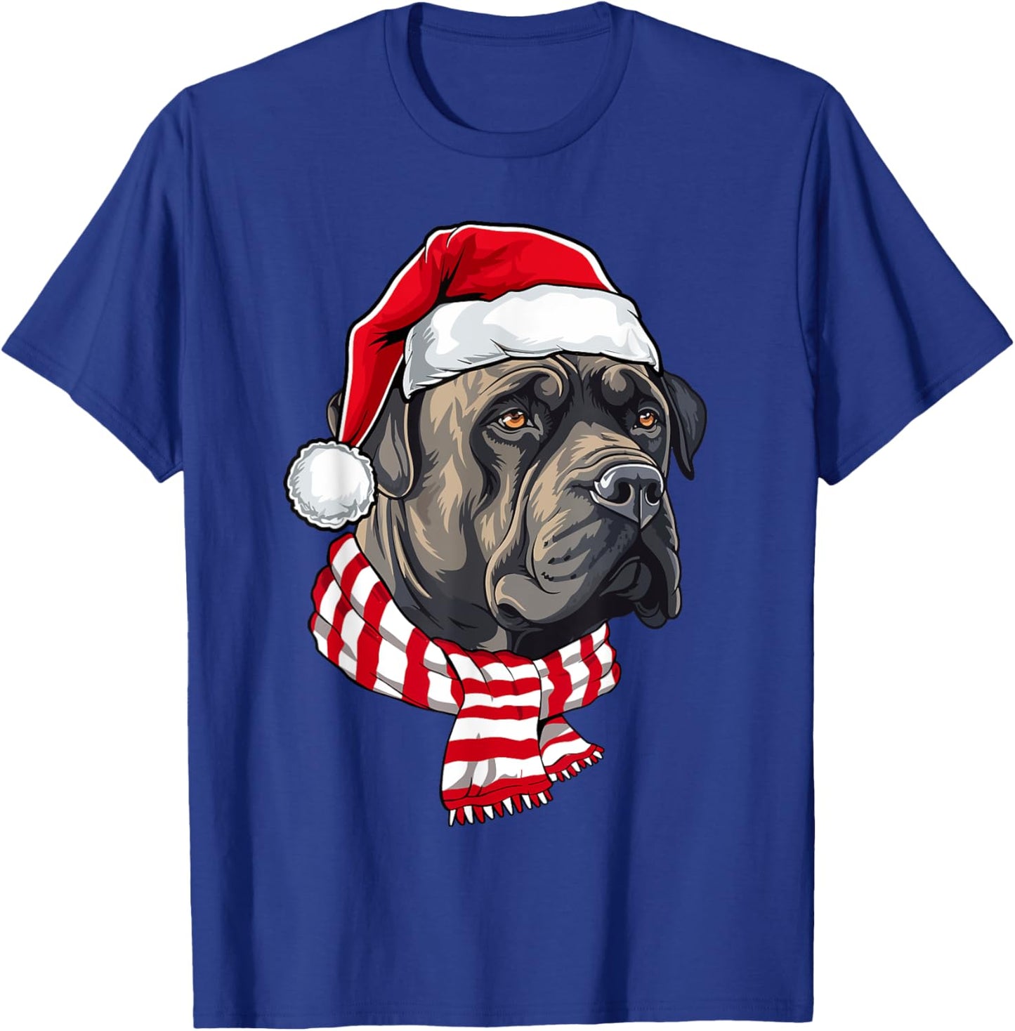 Santa Cane Corso Christmas Dog Lover Men Women Kids T-Shirt - T-Shirt | Royal