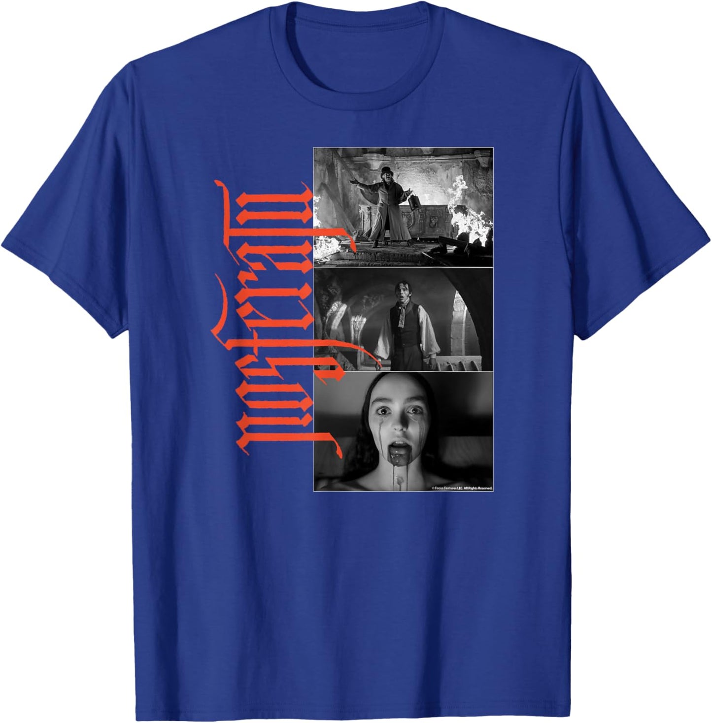 Nosferatu Gothic Horror Collage - , Black, Small, Short Sleeve, Classic Fit T-Shirt - T-Shirt | Royal