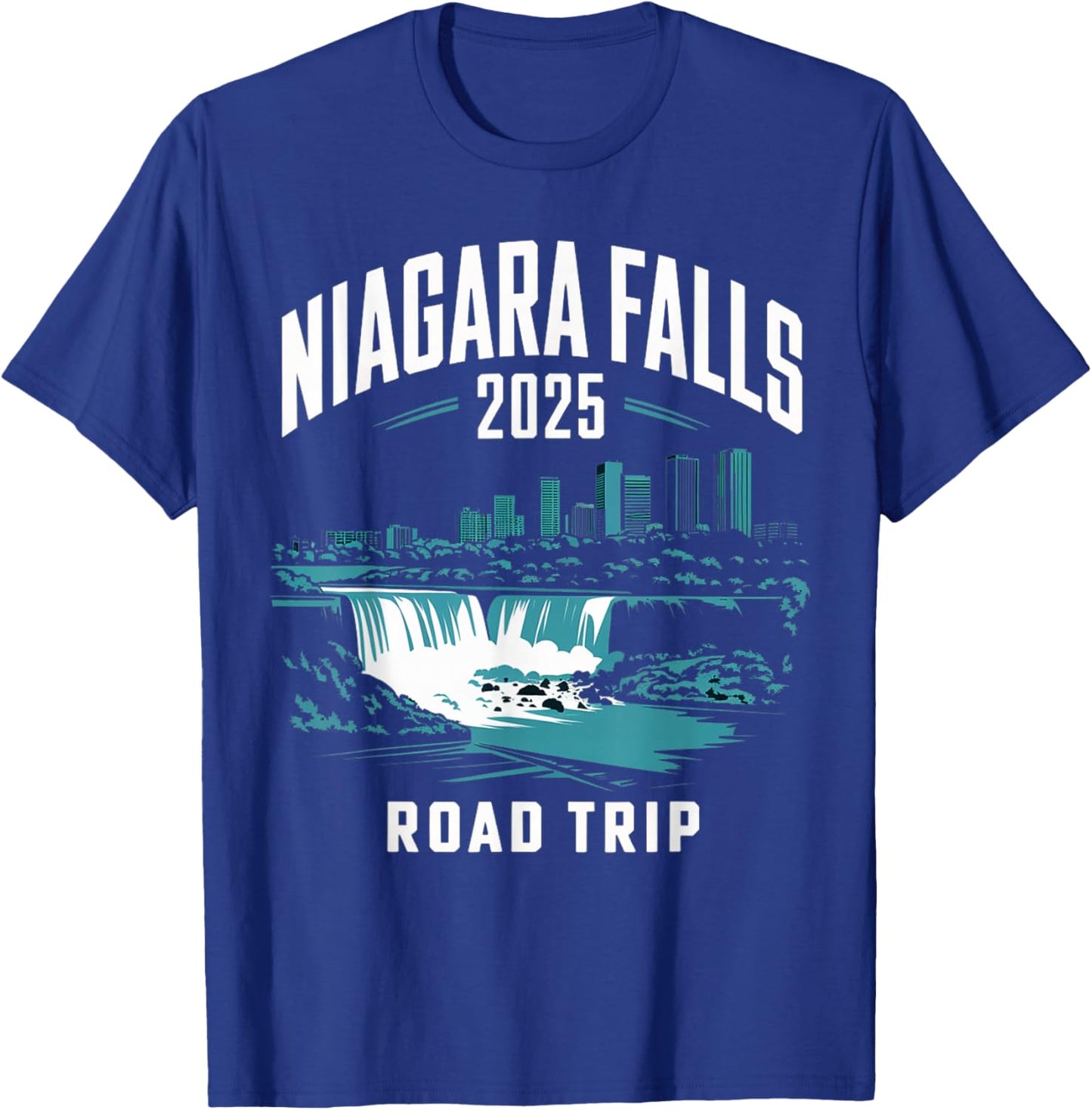 Niagara Falls Road Trip 2025 Family Trip Friends Group T-Shirt - T-Shirt | Royal