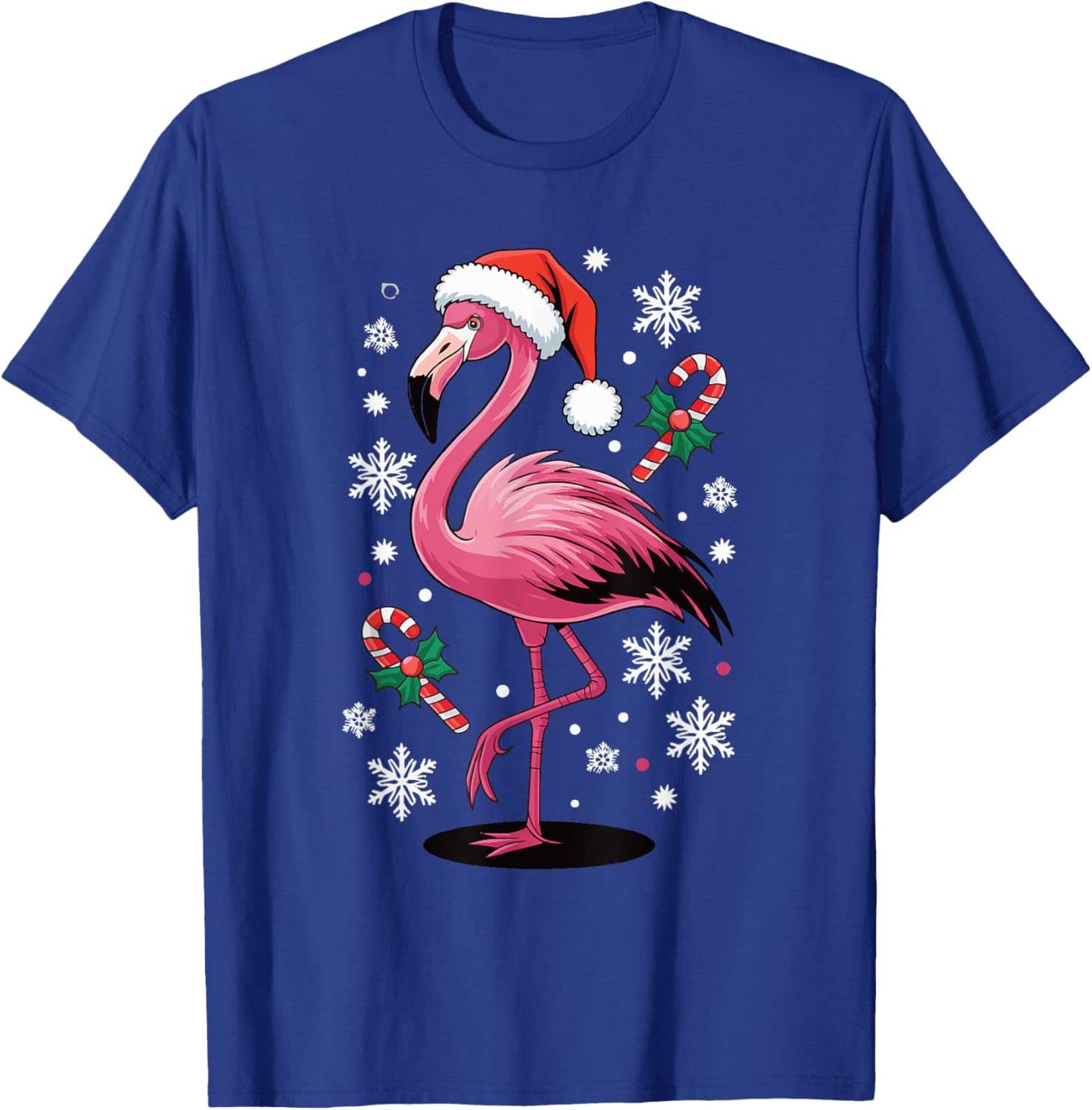 Flamingo Christmas T-Shirt - T-Shirt | Royal