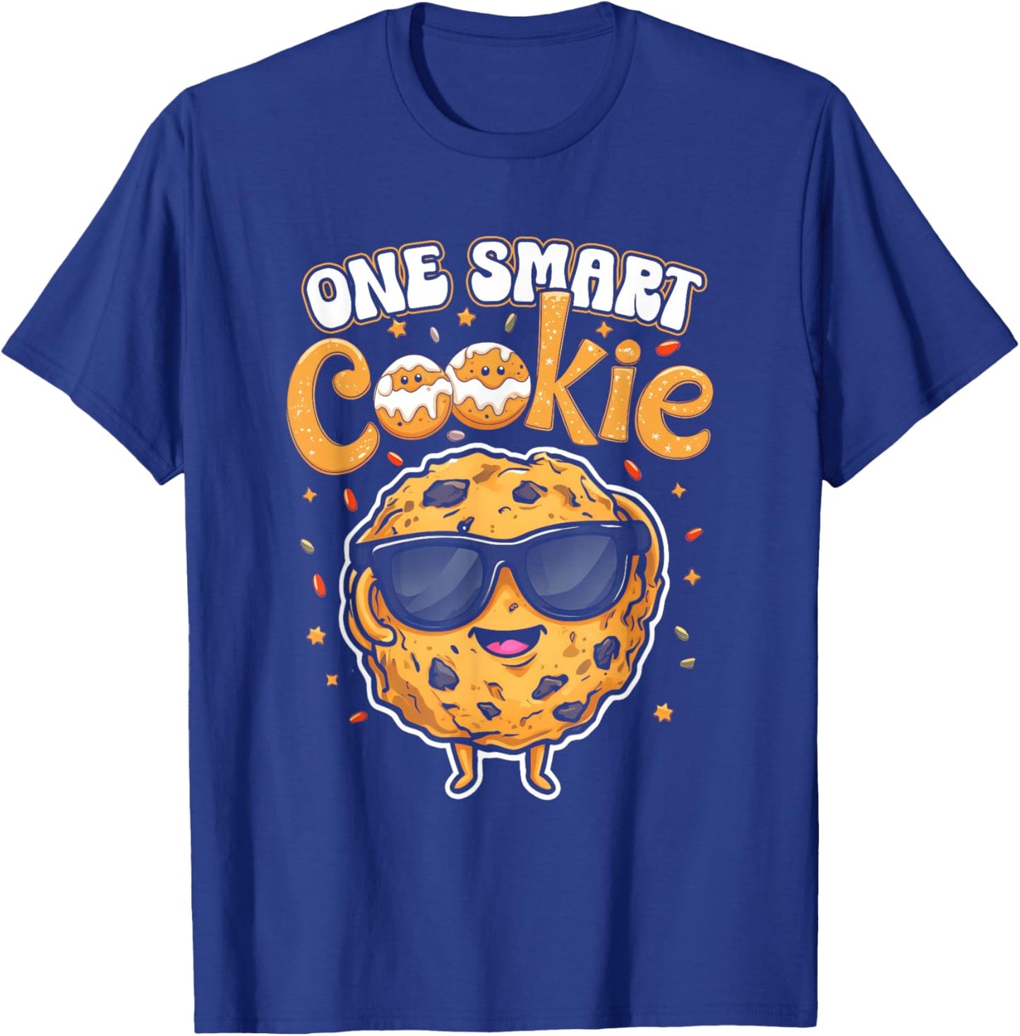 One Smart-Cookie Cute Meme Kawaii Style Pun Chocolate Chip T-Shirt - T-Shirt | Royal