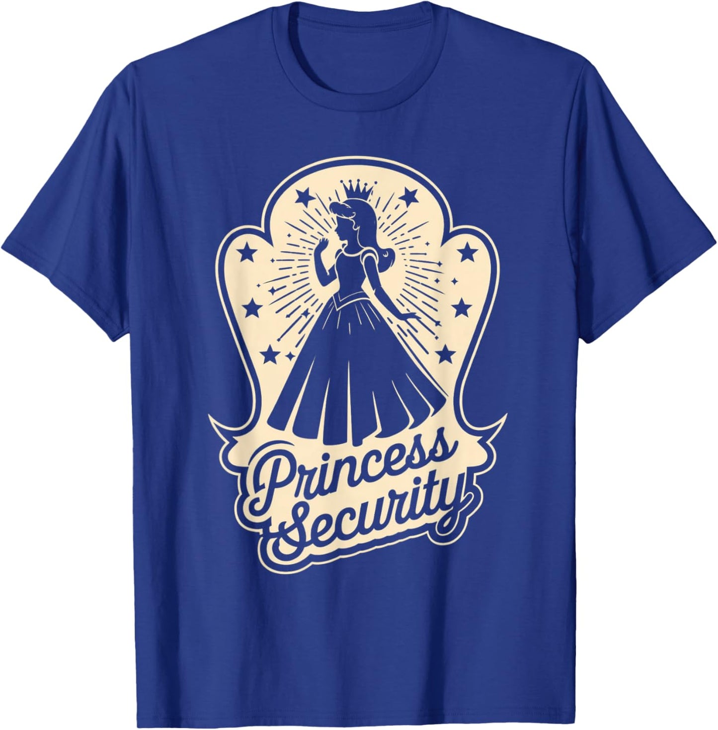 Princess Security Costume Cute Princess Girls Birthday T-Shirt - T-Shirt | Royal