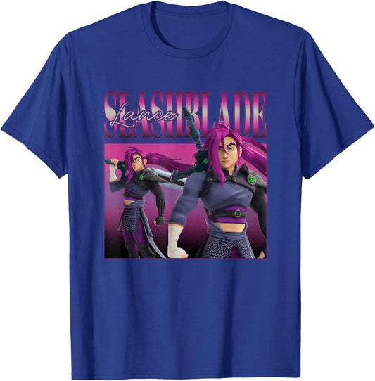 Disney Pixar Inside Out 2 Slashblade Lance Retro Big Poster T-Shirt - T-Shirt | Royal