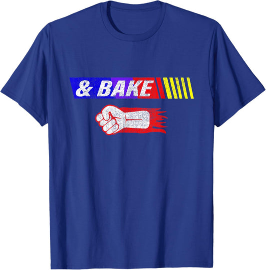 Shake And Bake Funny Family Lover Dad Daughter Son Matching T-Shirt - T-Shirt | Royal