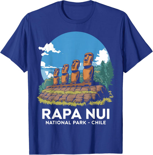 National Park Rapa Nui Easter Island Souvenir T-Shirt - T-Shirt | Royal