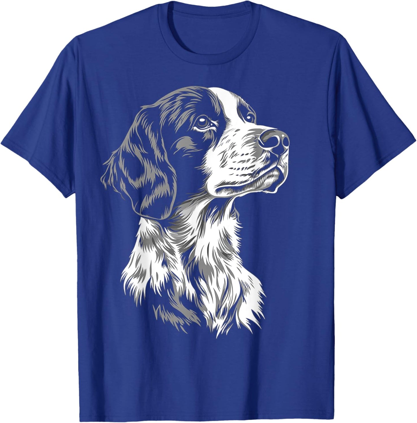 English Setter Dog Motif Pet Illustration English Setter T-Shirt - T-Shirt | Royal