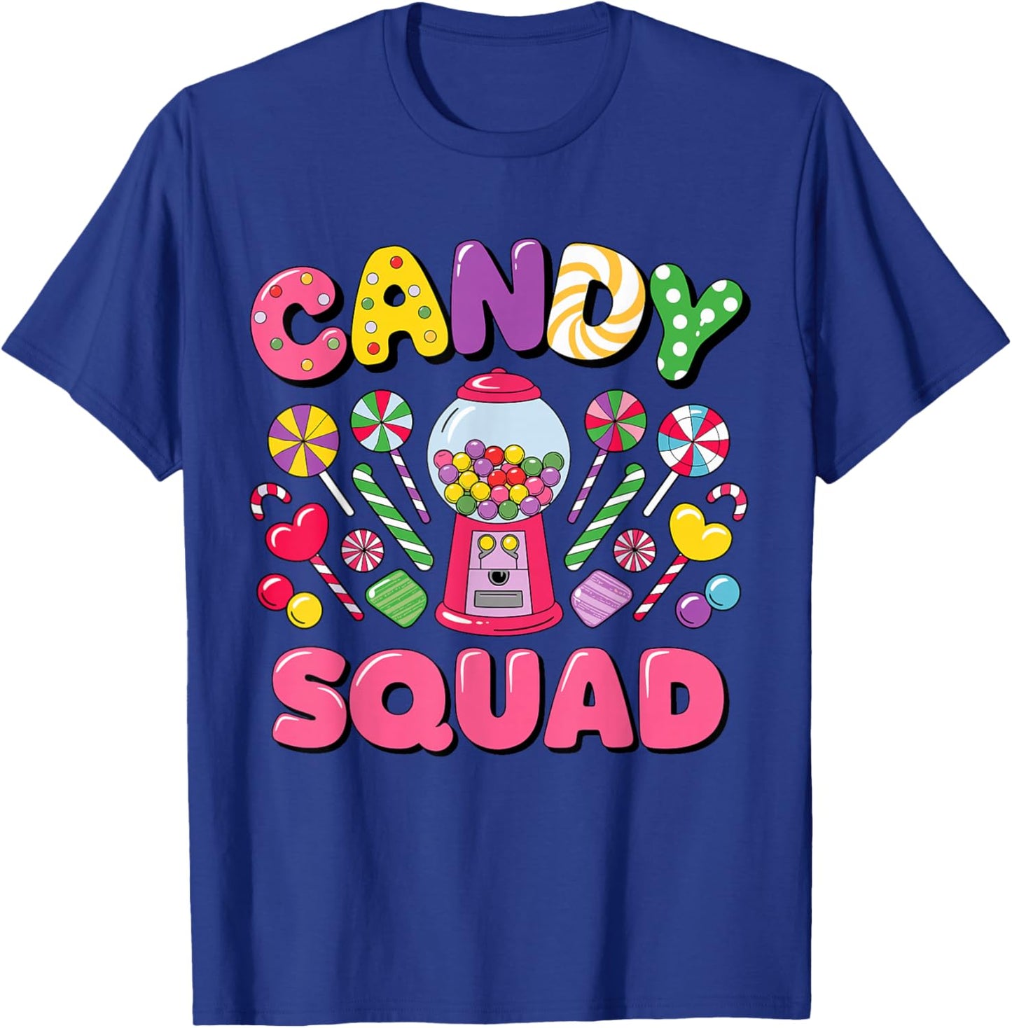 Groovy Candy Squad Sweetie Candy Land Candy Crew Halloween T-Shirt - T-Shirt | Royal
