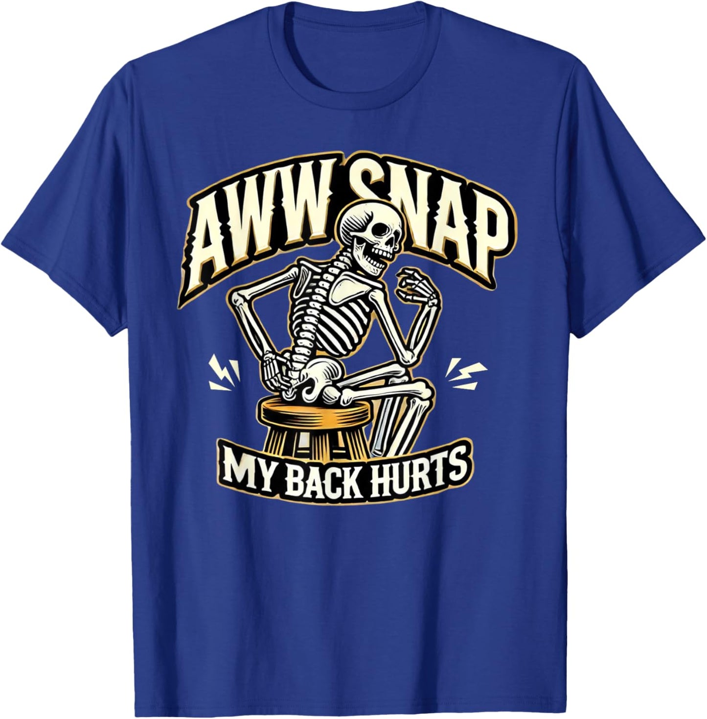 Funny Lumbar Back Surgery Recovery Fusion Get Well Gift Men T-Shirt - T-Shirt | Royal