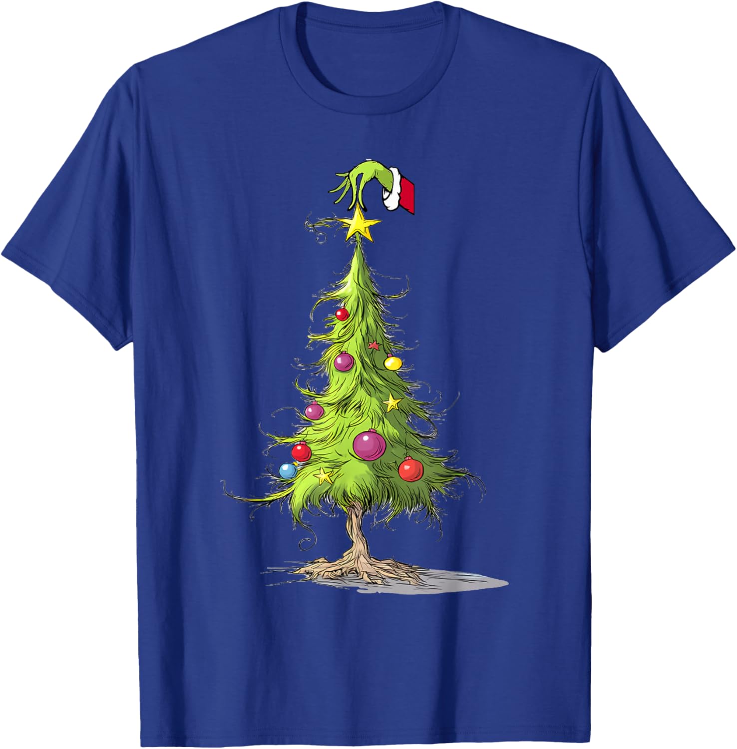 Merry Christmas Tree Christmas Shirts And Men T-Shirt - T-Shirt | Royal