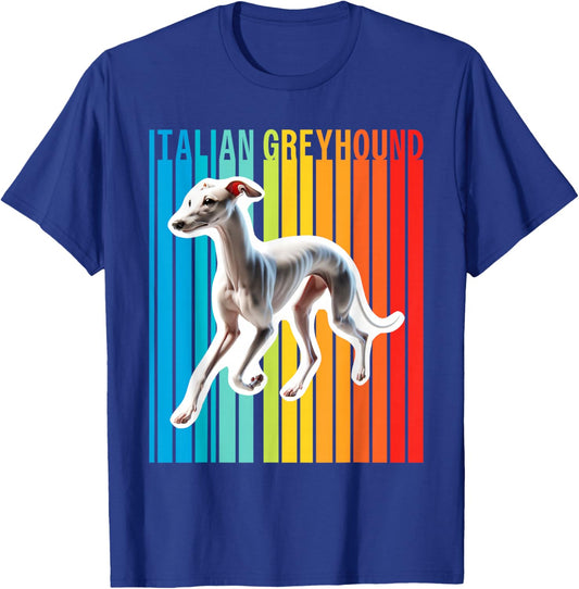 Colorful Italian Greyhound T-Shirt - T-Shirt | Royal