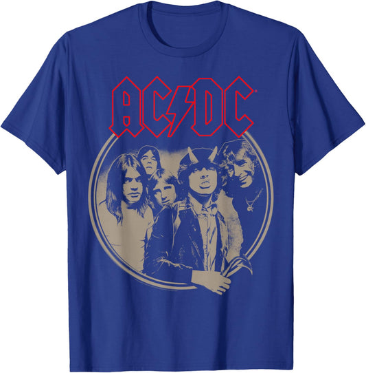 AC/DC - Framed - -Adults & Kids - Black - Small - Short Sleeve - Classic Fit - Rock Music Fans T-Shirt - T-Shirt | Royal
