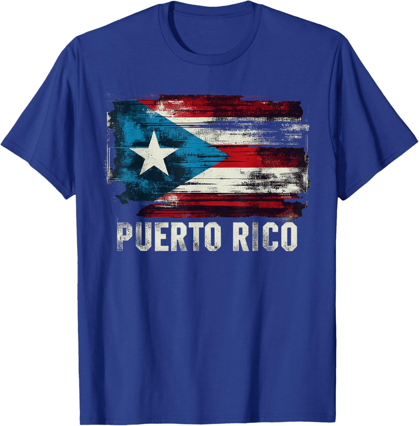 Puerto Rico Flag Lover Heritage Month Hispanic Boricua Rica T-Shirt - T-Shirt | Royal