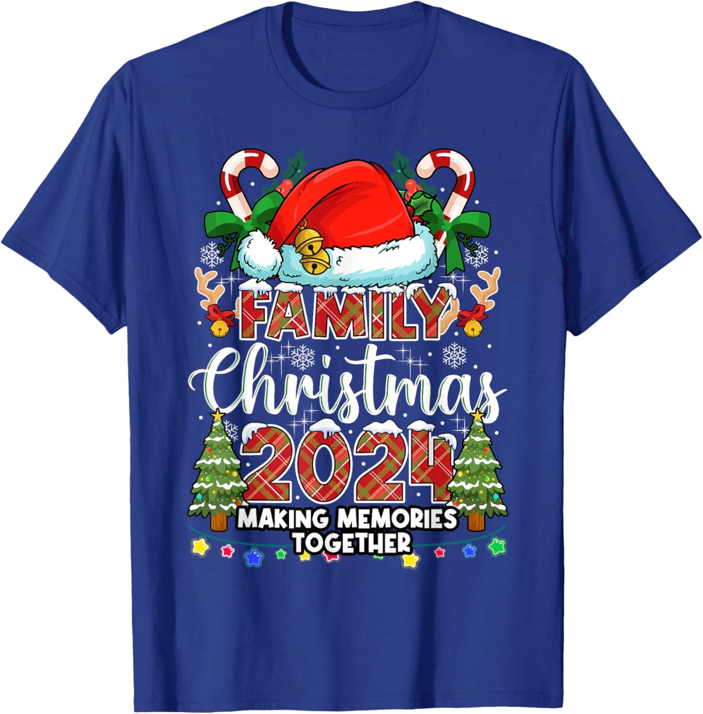 Family Christmas 2024 Matching Family Christmas Squad Xmas T-Shirt - T-Shirt | Royal