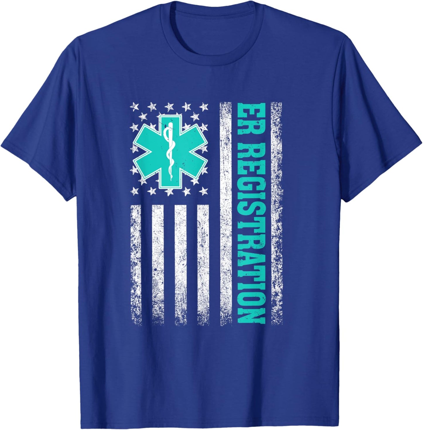 Emergency Room Registration Patient ER Registrar Nursing T-Shirt - T-Shirt | Royal