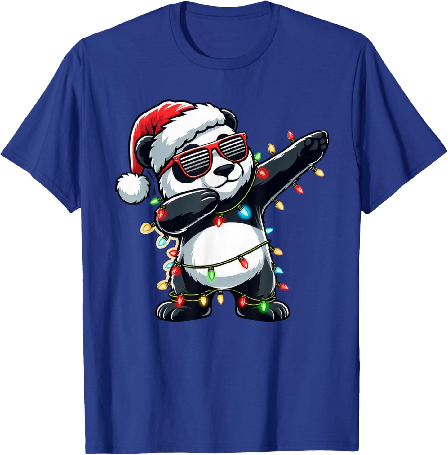 Dabbing Panda Xmas For Kids Boys Girl Panda Lover Christmas T-Shirt - T-Shirt | Royal