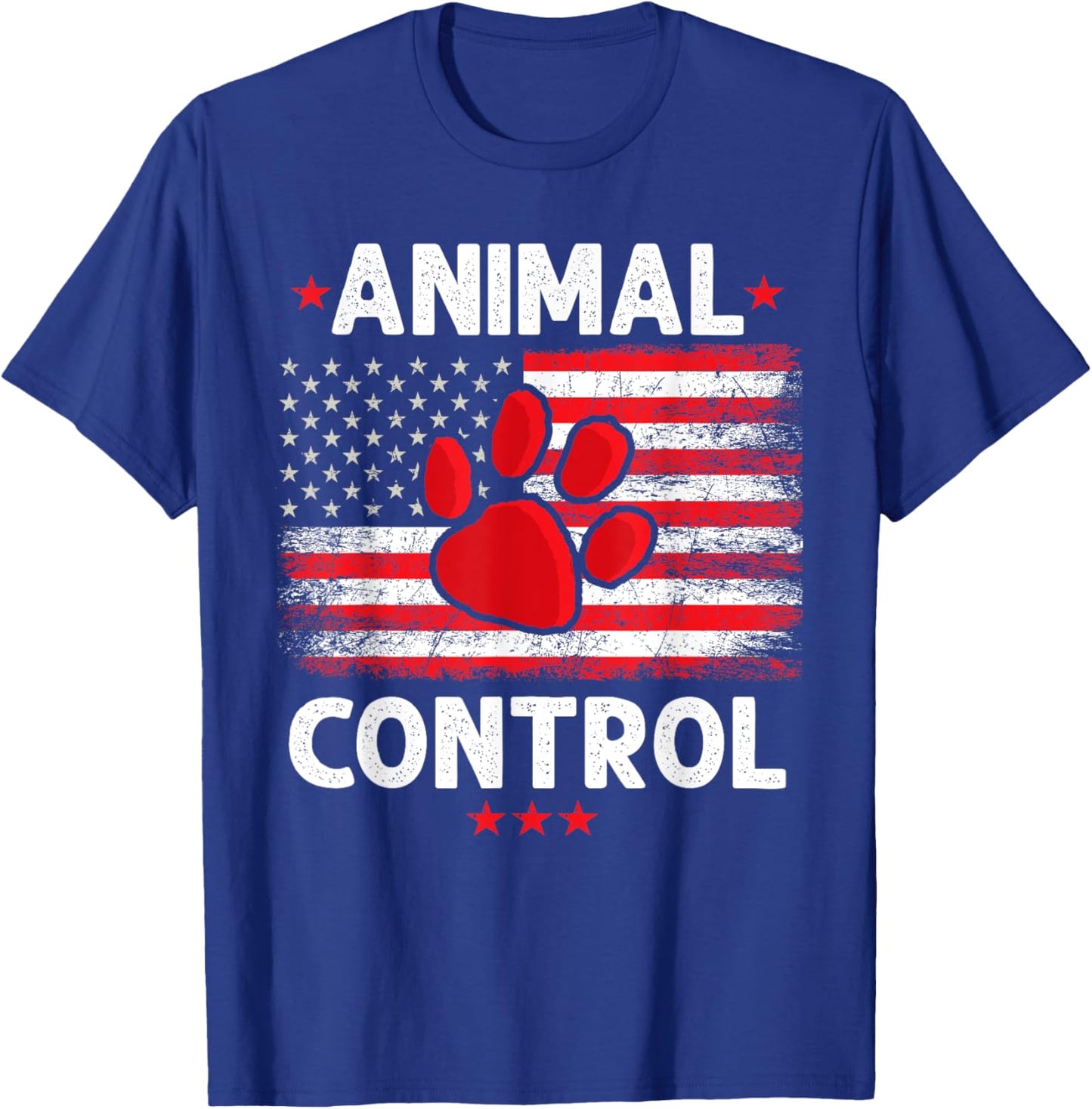 Animal Control Men Women T-Shirt - T-Shirt | Royal