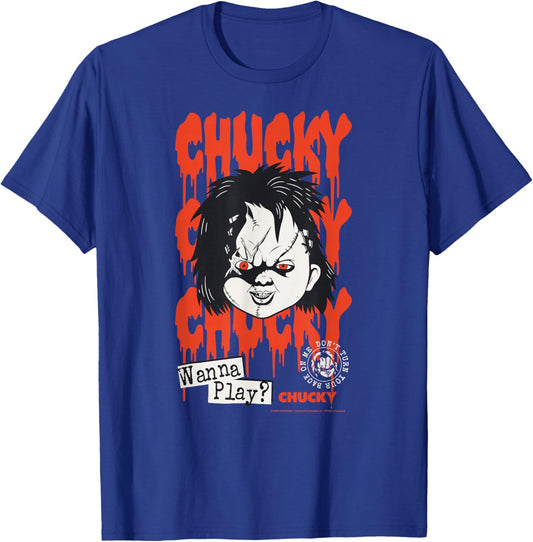 Chucky Chucky Chucky T-Shirt - T-Shirt | Royal