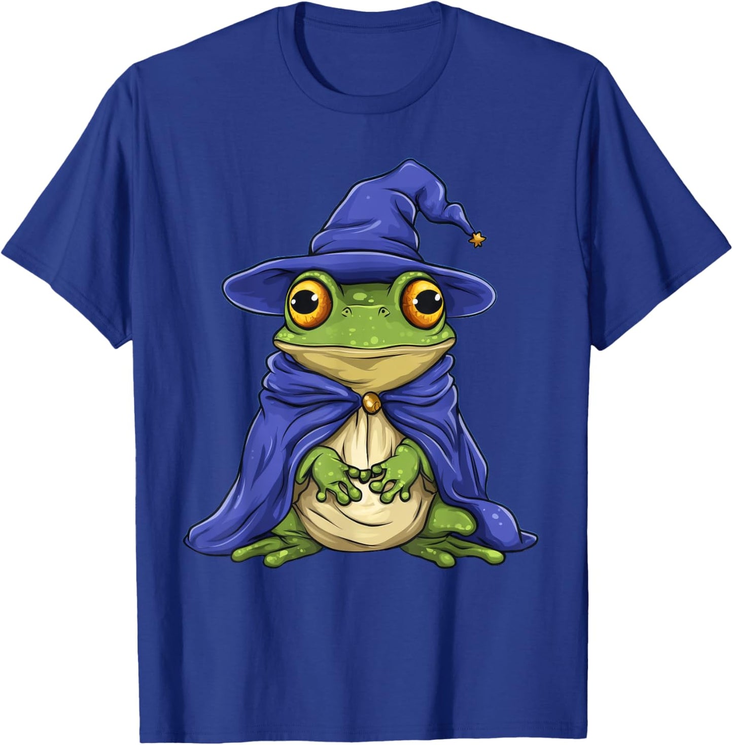 Frog Wizard Fantasy T-Shirt - T-Shirt | Royal