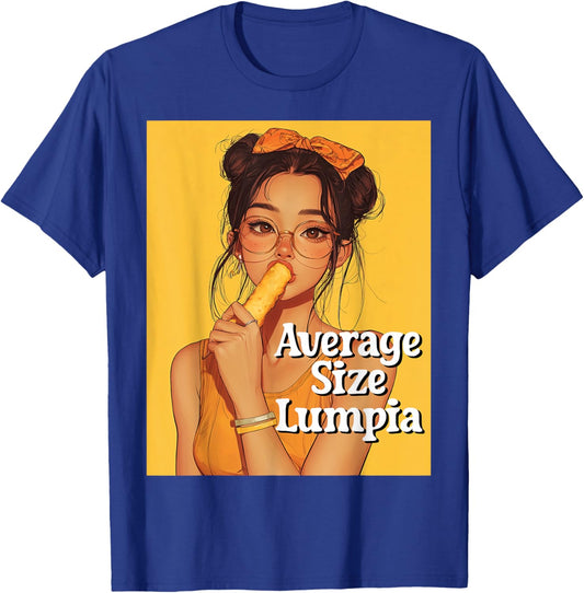 Average Size Lumpia Design T-Shirt - T-Shirt | Royal