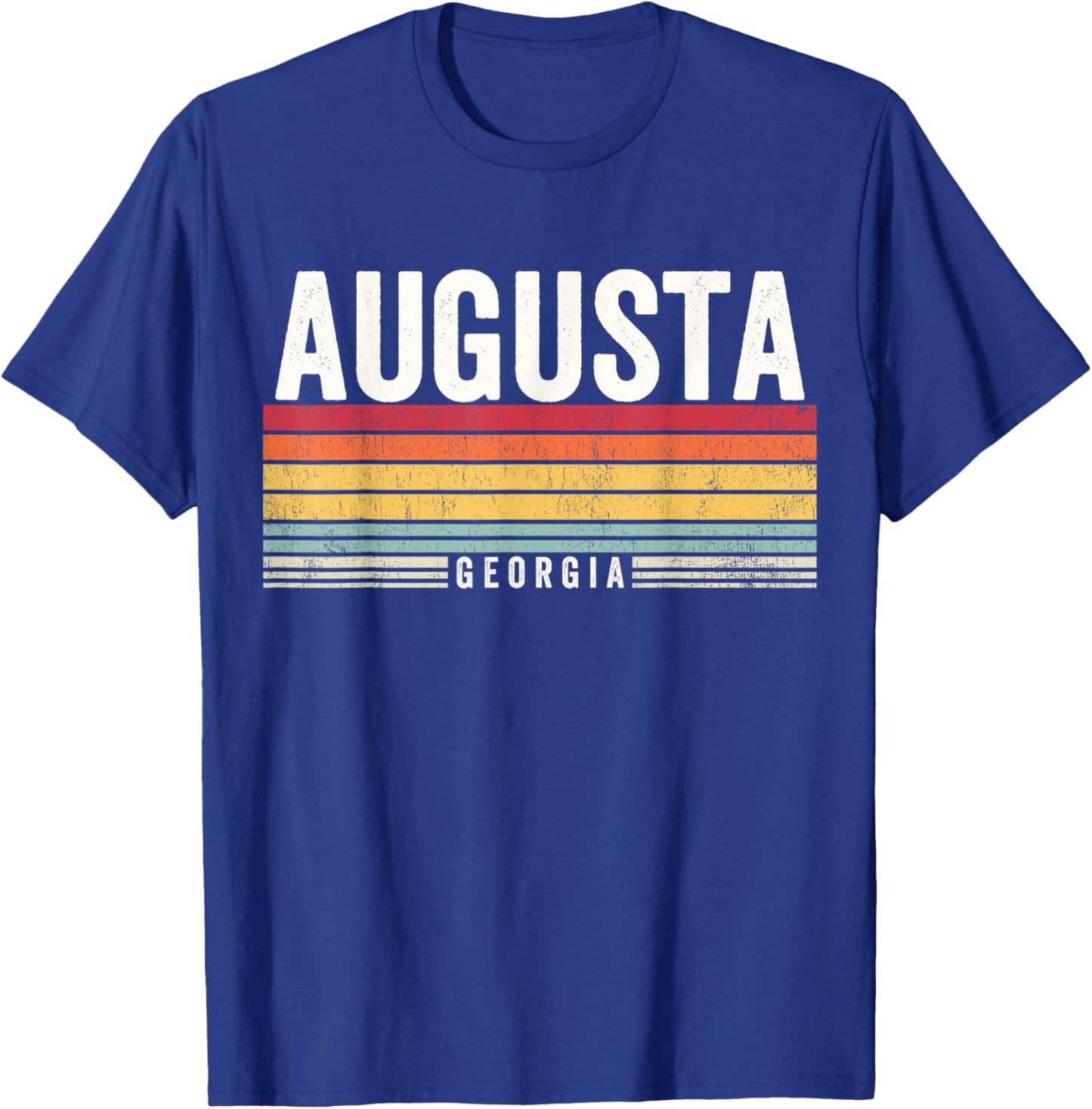 Augusta Georgia Vintage Sunset, Augusta Georgia, Augusta T-Shirt - T-Shirt | Royal