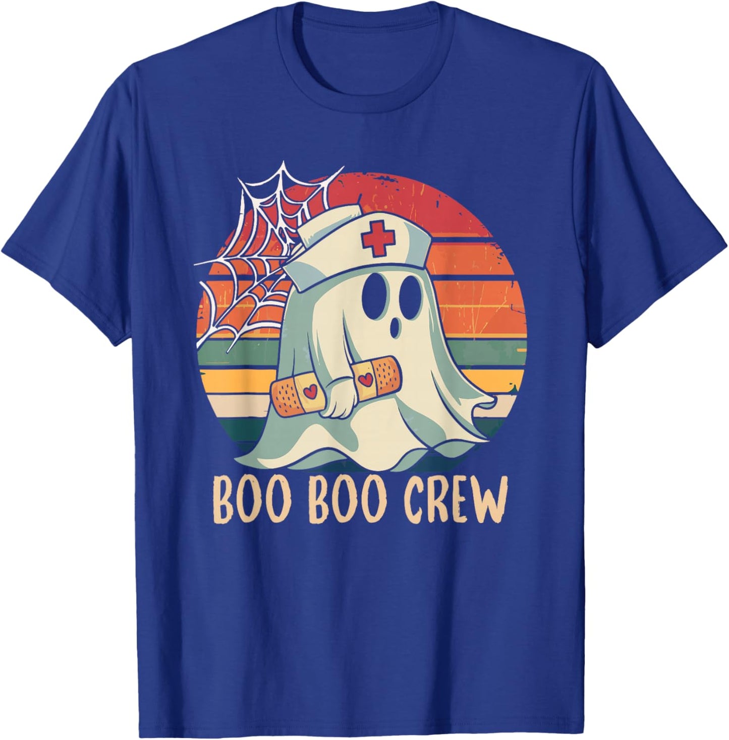 Boo Boo Crew For Nurse Halloween Nursing T-Shirt - T-Shirt | Royal