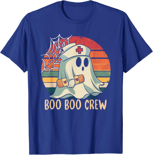 Boo Boo Crew For Nurse Halloween Nursing T-Shirt - T-Shirt | Royal