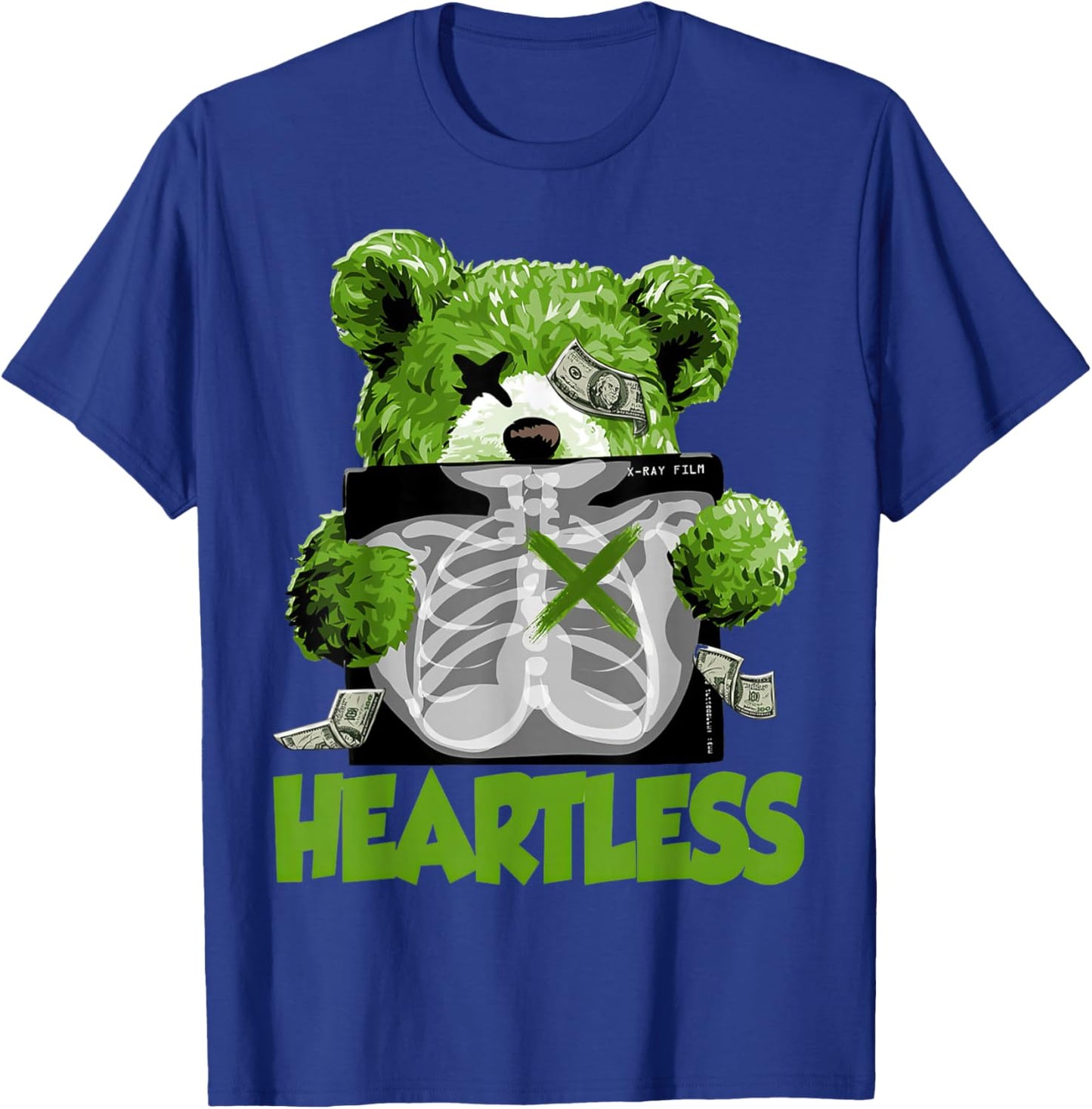 Chlorophyll Green White Color Match T-Shirt - T-Shirt | Royal