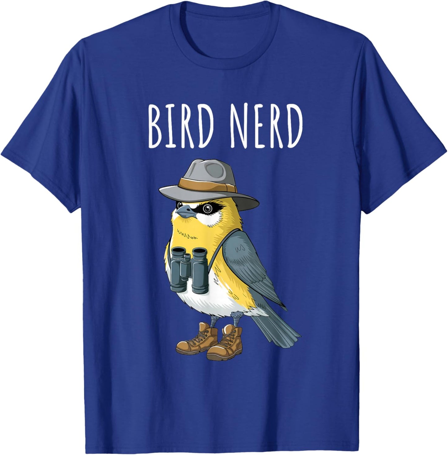Bird Nerd Funny Bird Watching Birding Bird Lover Watcher T-Shirt - T-Shirt | Royal