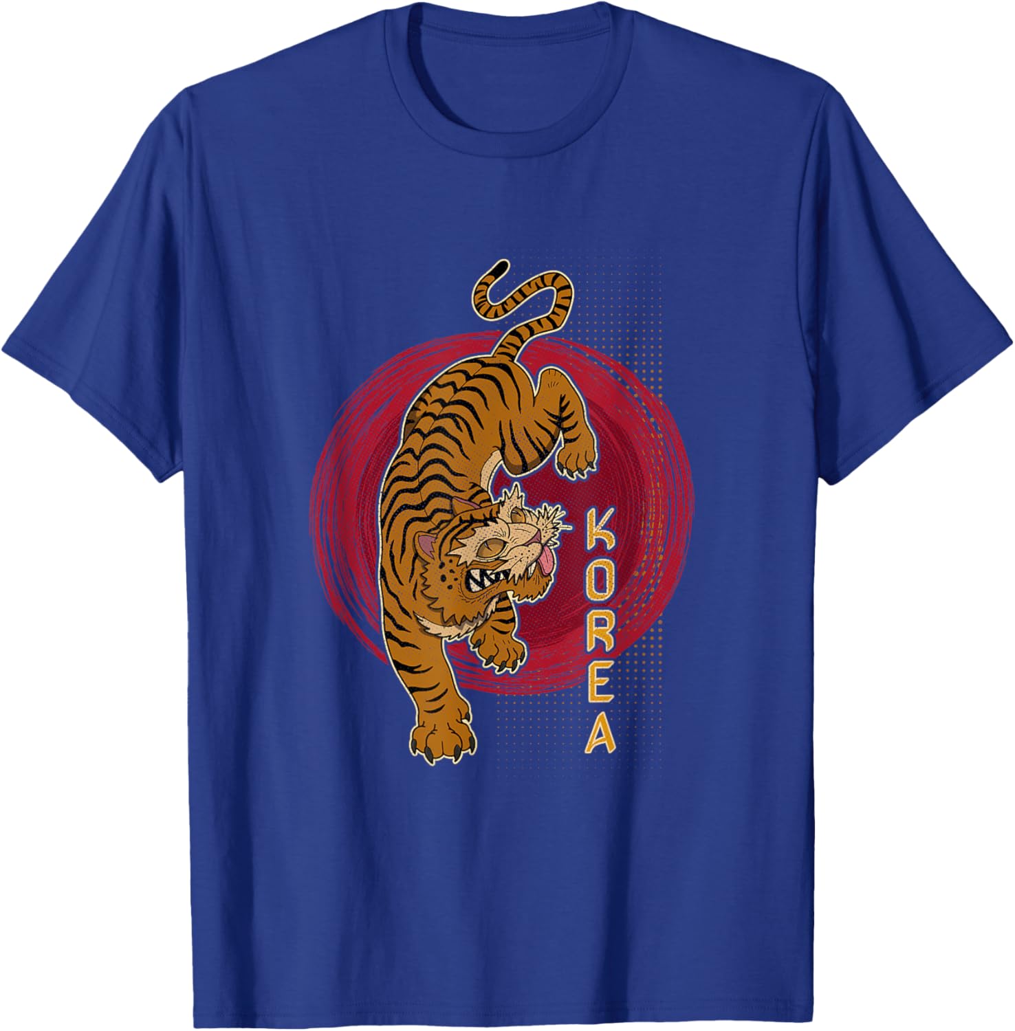 Korea tiger national souvenir ancestry Seoul Asian tourist T-Shirt - T-Shirt | Royal