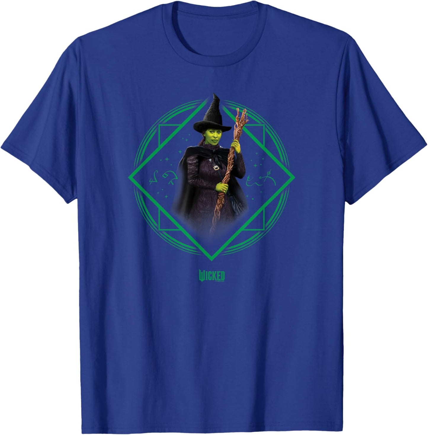 Wicked Elphaba Portrait - Black, , Small, Short Sleeve, Movie T-Shirt - T-Shirt | Royal