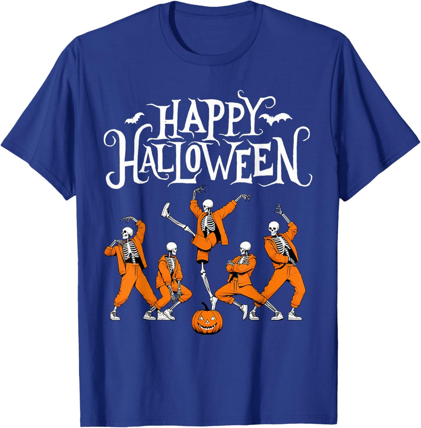 Happy Halloween Hip Hop Dancer, Breakdancers Dance Teachers T-Shirt - T-Shirt | Royal