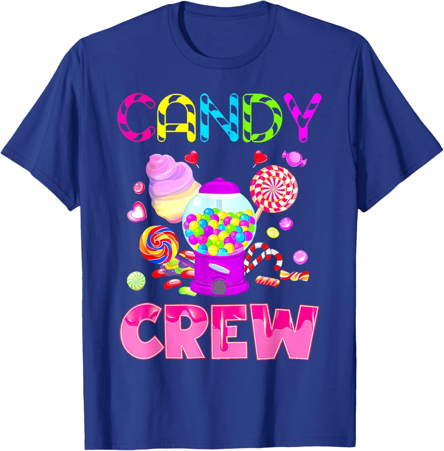 Candy Land Costume Women Candy Crew Sweetie Candy Squad T-Shirt - T-Shirt | Royal