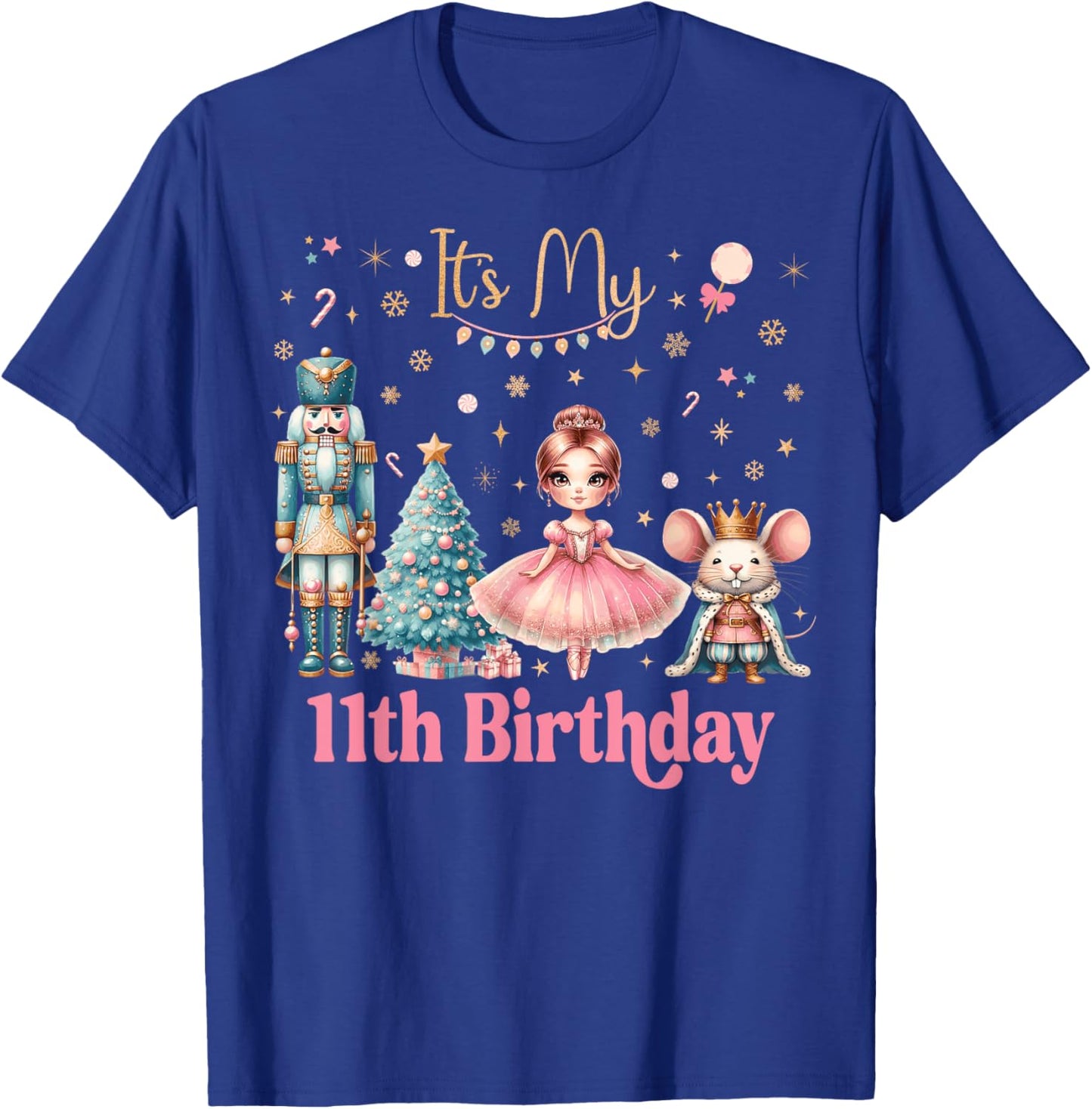 Nutcracker Birthday Girl Party Xmas Costume T-Shirt - T-Shirt | Royal