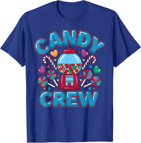 Candy Crew Sweetie Candy Squad Gumball Machine T-Shirt - T-Shirt | Royal