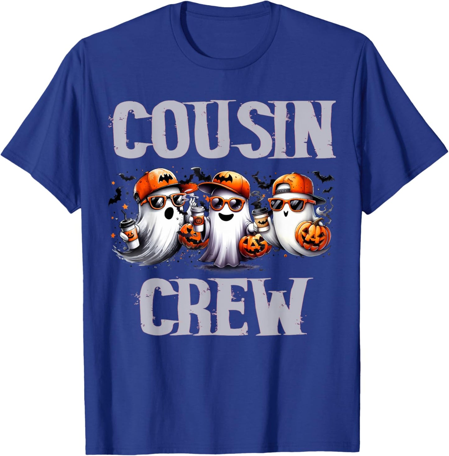 Halloween Cousin Crew Boo Ghost Kid Girl Boy Toddler Funny T-Shirt - T-Shirt | Royal
