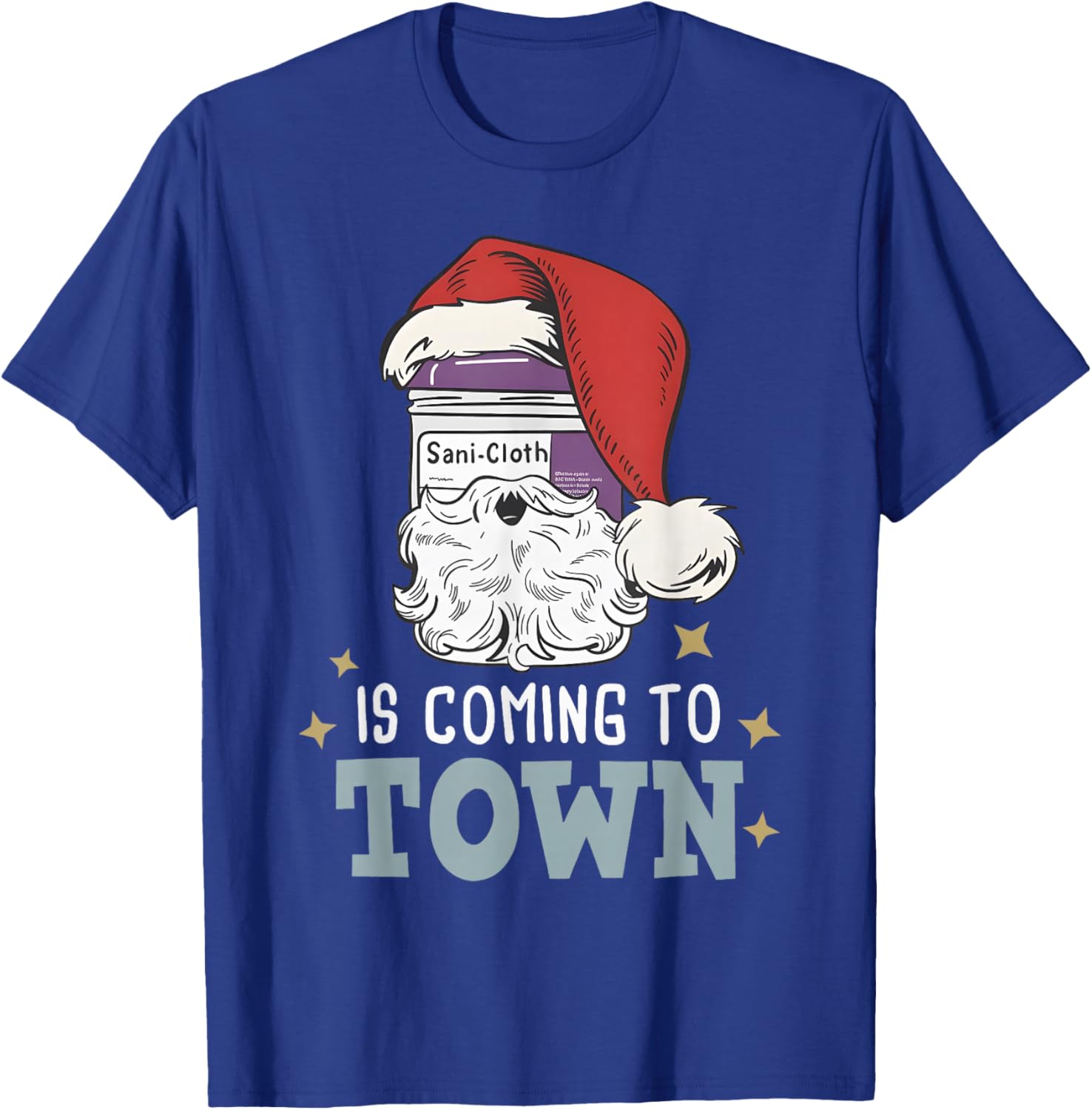 Funny Nurse Christmas Rn Tech Medical Assistant Holiday T-Shirt - T-Shirt | Royal