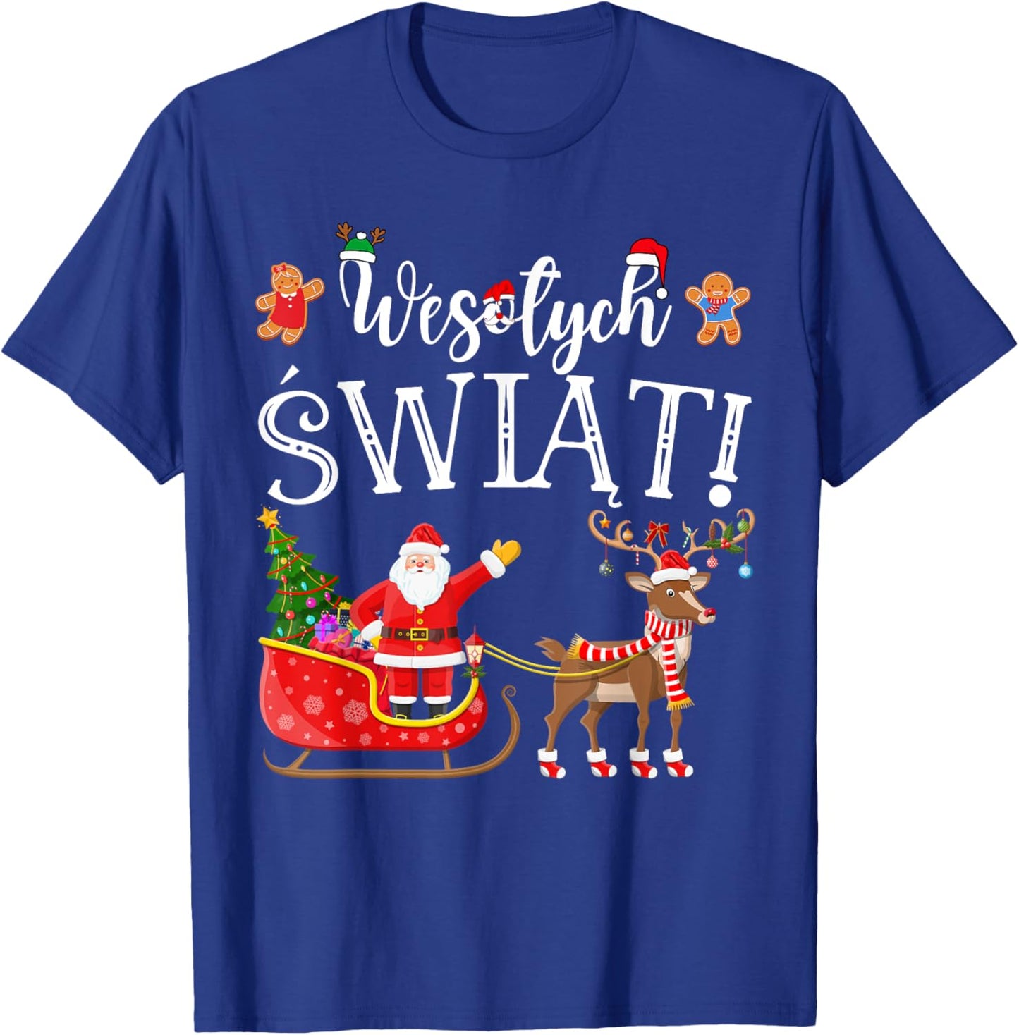 Poland Wigilia Polish Christmas / Wesolych Swiat T-Shirt - T-Shirt | Royal