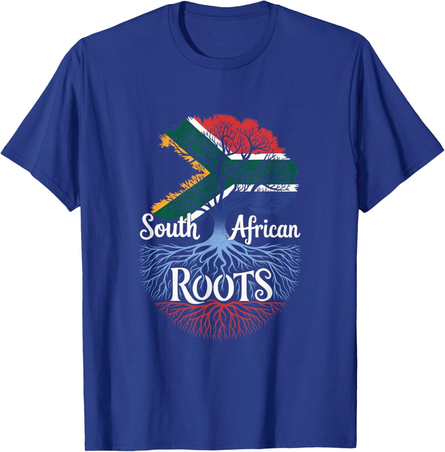 South African Roots - South Africa Flag Family Tree Souvenir T-Shirt - T-Shirt | Royal