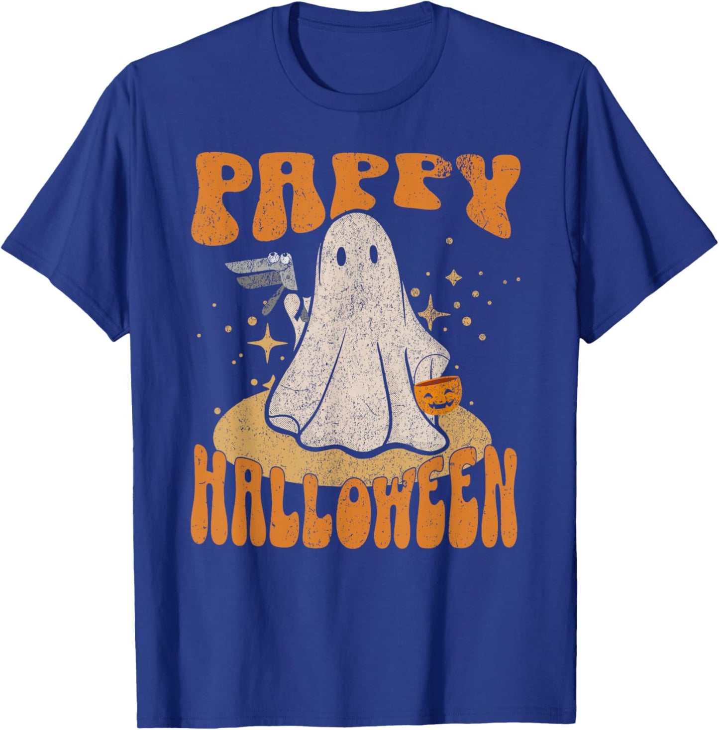 Pappy Halloween Ghost With Speculum OB Nursing Department T-Shirt - T-Shirt | Royal