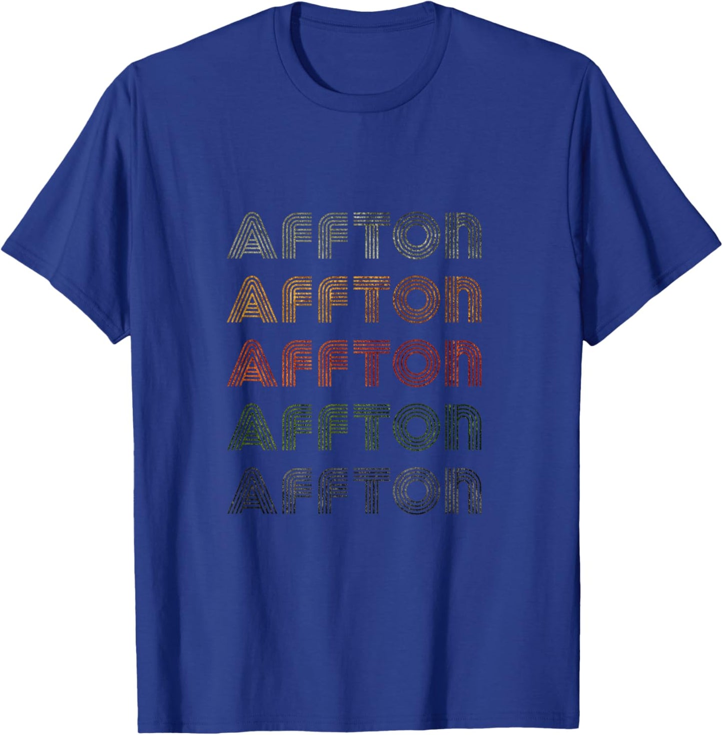 Love Heart Affton Grunge Vintage Style Black Affton T-Shirt - T-Shirt | Royal